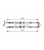 BOSCH - 1987477767 - ТОРМОЗНОЙ ТРОС