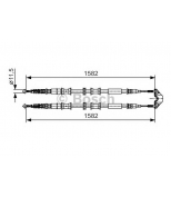 BOSCH - 1987482138 - ТОРМОЗНОЙ ТРОС