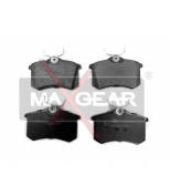 MAXGEAR - 190429 - Комплект тормозных колодок, дисковый тормоз