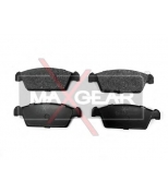 MAXGEAR - 190480 - Комплект тормозных колодок, дисковый тормоз
