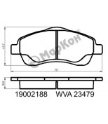 Маркон 19002188 Колодки тормозные дисковые к-т с мех. индикатором износа Toyota Corolla 07-
