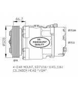 NRF - 32489 - Компрессор кондиционера: T-IV/90-03/2.4D/2.5/2.5D