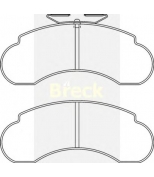 BRECK-LUMAG - 215730070600 - Колодки тормозные дисковые