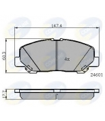 COMLINE - CBP01701 - Колодки toyota previa 05 -