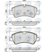 COMLINE - CBP02143 - Колодки frd transit 12-