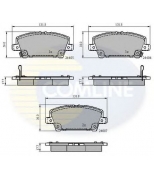 COMLINE - CBP31586 - Колодки дисковые