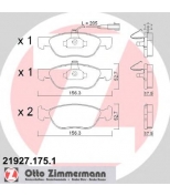 ZIMMERMANN - 219271751 - Тормозные колодки