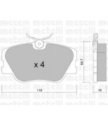 METELLI - 2200610 - Комплект тормозных колодок, диско