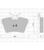 METELLI - 2206350 - Комплект тормозных колодок, диско