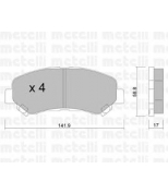 METELLI - 2207920 - Комплект тормозных колодок, диско
