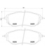 MINTEX - MDB2704 - Колодки торм.пер. Subaru Legacy