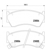 TEXTAR - 2300401 - Кол. торм. диск. компл. Nissan