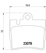 TEXTAR - 2307881 - Колодки тормозные задние дисковые с увеличенным сроком службы