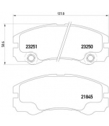 TEXTAR - 2325001 - Колодки торм. OPEL  FRONTERA/MONTEREY передние к-т