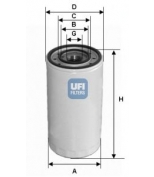 UFI - 2331300 - Фильтр масляный Renault