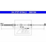 ATE - 24372701942 - Трос ручного тормоза