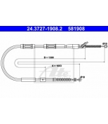 ATE - 24372719082 - Трос стояночного тормоза правый TOYOTA COROLLA E10 /E11