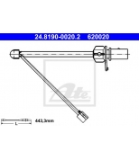 ATE - 24819000202 - Датчик износа тормозных колодок