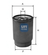 UFI - 2402100 - Фильтр топливный OE  