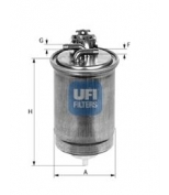 UFI - 2440400 - Фильтр топливный