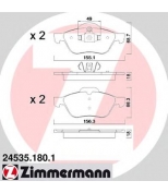 ZIMMERMANN - 245351801 - Колодки тормозные Renault