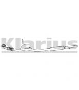 KLARIUS - 260867 - Глушитель средняя часть opel agila 1.2i 00-04