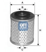 UFI - 2666300 - Фильтр топливный Tracks