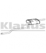 KLARIUS - 270468 - ГЛУШИТЕЛЬ ЗАДНЯЯ ЧАСТЬ TOYOTA COROLLA 1.6I-16V 97-99