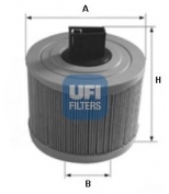 UFI - 2763600 - Фильтр воздушный двигателя