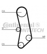 CONTITECH - CT503K1 - CT 503  K1    компл. зубчатый ремень ГРМ  + ролик