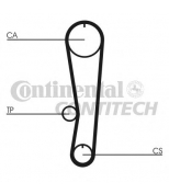 CONTITECH - CT568 - Ремень зубчатый CT568