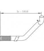 DINEX - 29244 - Приемная труба глушителя IVECO