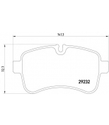 TEXTAR - 2923201 - Комплект тормозных колодок, диско