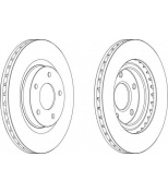 FERODO DDF1624 комплект дисков тормозных (2 диска в комплекте)
