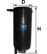 UFI 3107100 Фильтр топливный