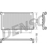 DENSO - DCN09011 - Конденсор FIAT Bravo/a 1.2 16v/1.6 16v