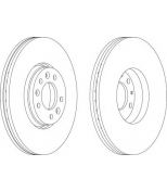 FERODO DDF1615 комплект дисков тормозных (2 диска в комплекте)