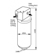 NRF - 33087 - Осушитель кондиционера: Espace/Laguna/91-00/2.1D/2.2D