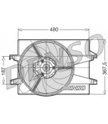 DENSO - DER10002 - Вентиляторы охлаждения двигателя Ford fiesta/fusion/mazda 2/3 1.25-1.6