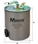 MFILTER DF677 Фильтр топливный DF677