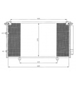 NRF - 35433 - Радиатор кондиционера: Camry/01- /2.4/3.0