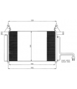 NRF - 35495 - РАДИАТОР КОНД. FIAT STILO 01-