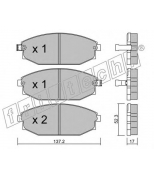 FRITECH - 3720 - Колодки тормозные дисковые передние HYUNDAI GALLOPER