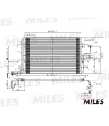 MILES ACCB019 Радиатор кондиционера (паяный) VAG A3 / TT / GOLF IV 1.6/1.8/1.9TD 96-) ACCB019
