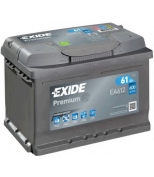EXIDE - EA612 - Аккумулятор exide premium carbon boost 12v 61ah 60