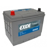EXIDE EA755 Аккумулятор АКБ Premium 75Ah 540A 272x170x225 (+-)