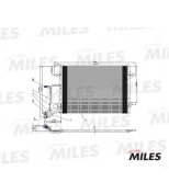 MILES ACCB023 Радиатор кондиционера (паяный) VAG A4 / PASSAT 1.6-1.9 95-02) ACCB023