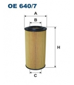 FILTRON - OE6407 - Фильтр масляный OE640/7