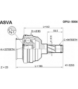 ASVA - OPIU5004 - ШРУС  внутренний 22х35х34 (daewoo   nexia) asva