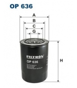 FILTRON - OP636 - Фильтр масляный OP 636